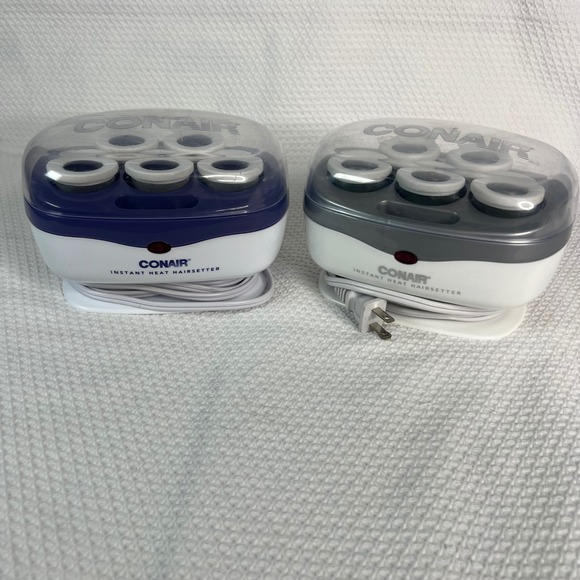 Conair Other - Conair Instant Heat Hairsetter Travel (2) Sets of 5 Flocked Rollers Dual Voltage